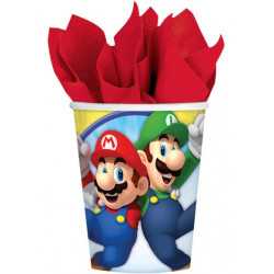 Super Mario Paper Cup (8 pieces) 250 ml