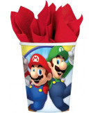 Super Mario Paper Cup (8 pieces) 250 ml