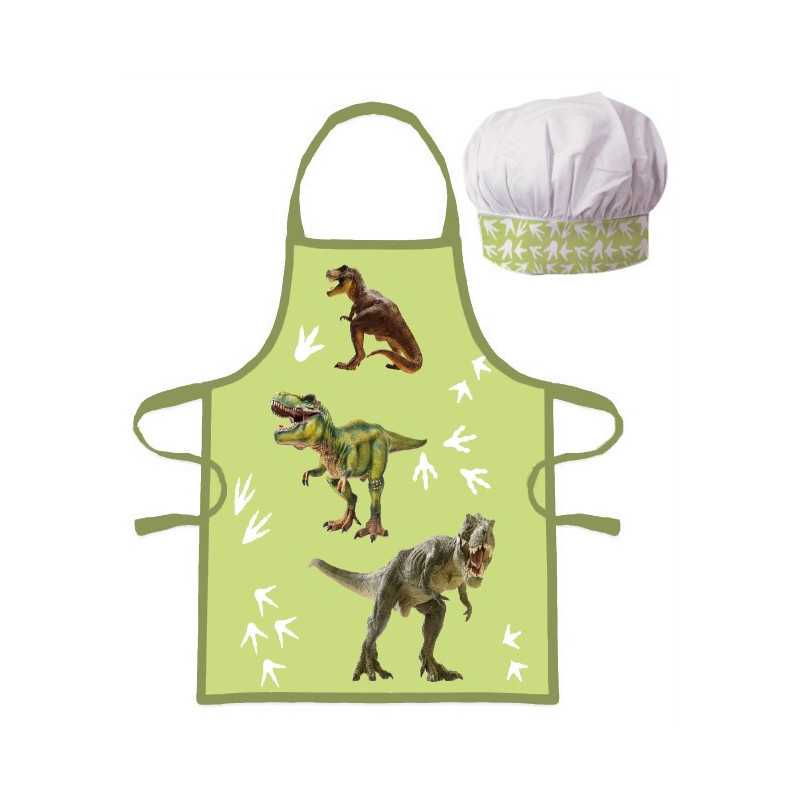 Dinosaur Child Apron set (2 pieces)