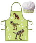 Dinosaur Child Apron set (2 pieces)