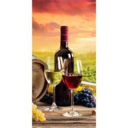 Wine Beach towel 70*140 cm