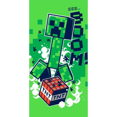 Minecraft Beach towel Boom 70*140 cm