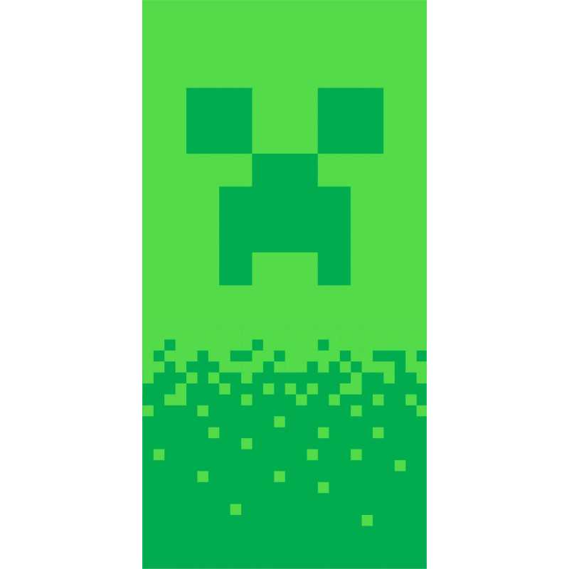 Minecraft Beach towel Digital Creeper 70*140 cm