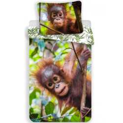 Orangutan Bedlinen 140Ã200 cm 70Ã90 cm