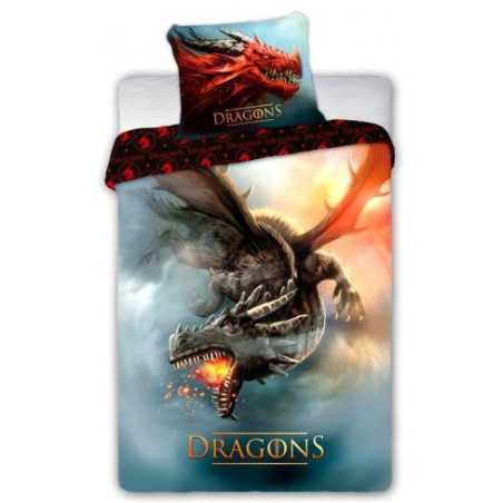 Dragons Bedlinen 140Ã200 cm 70Ã90 cm