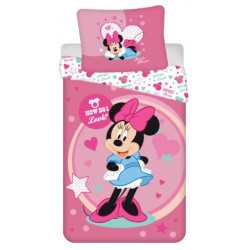 Disney Minnie Bedlinen Microfibre 140Ã200 cm 70Ã90 cm