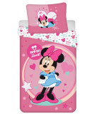 Disney Minnie Bedlinen Microfibre 140Ã200 cm 70Ã90 cm