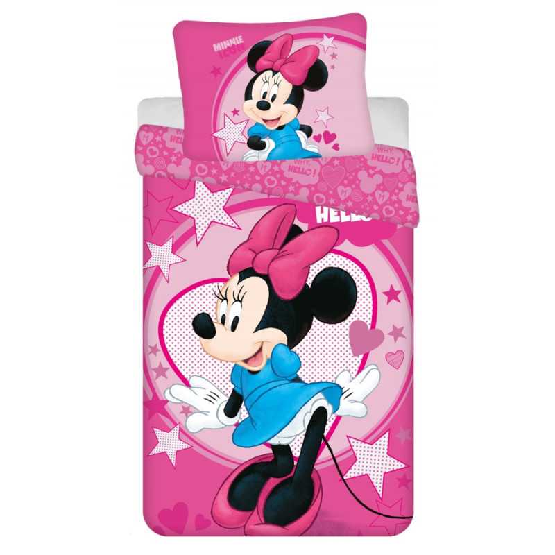 Disney Minnie Bedlinen Microfibre 140Ã200 cm 70Ã90 cm