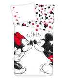 Disney Minnie Mickey Bedlinen 140Ã200 cm 70Ã90 cm