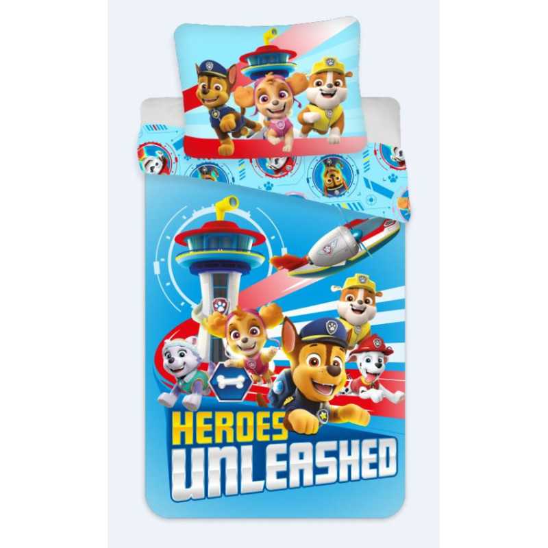 Paw Patrol Bedlinen Microfibre 140Ã200 cm 70Ã90 cm