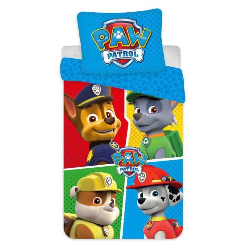 Paw Patrol microfibre Bedlinen 140Ã200 cm 70Ã90 cm