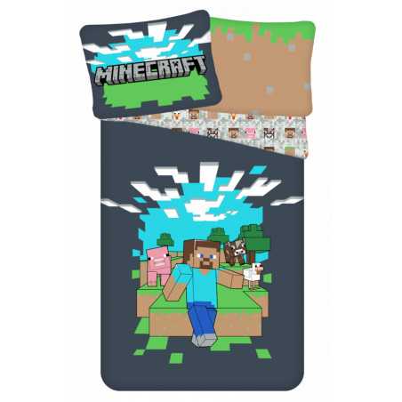 Minecraft Bedlinen 140Ã200 cm 70Ã90 cm