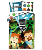 Minecraft Bedlinen Heads 140Ã200 cm 70Ã90 cm