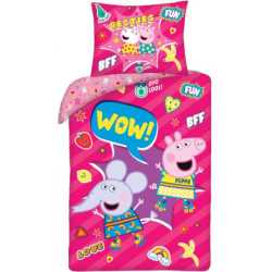 Peppa Pig Bedlinen 140Ã200 cm 70Ã90 cm