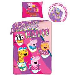 Peppa Pig Bedlinen 140Ã200 cm 70Ã90 cm