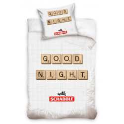 Scrabble Bedlinen 140Ã200cm 70Ã90 cm