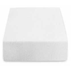 White Frotte Fitted Sheet 60*120 cm