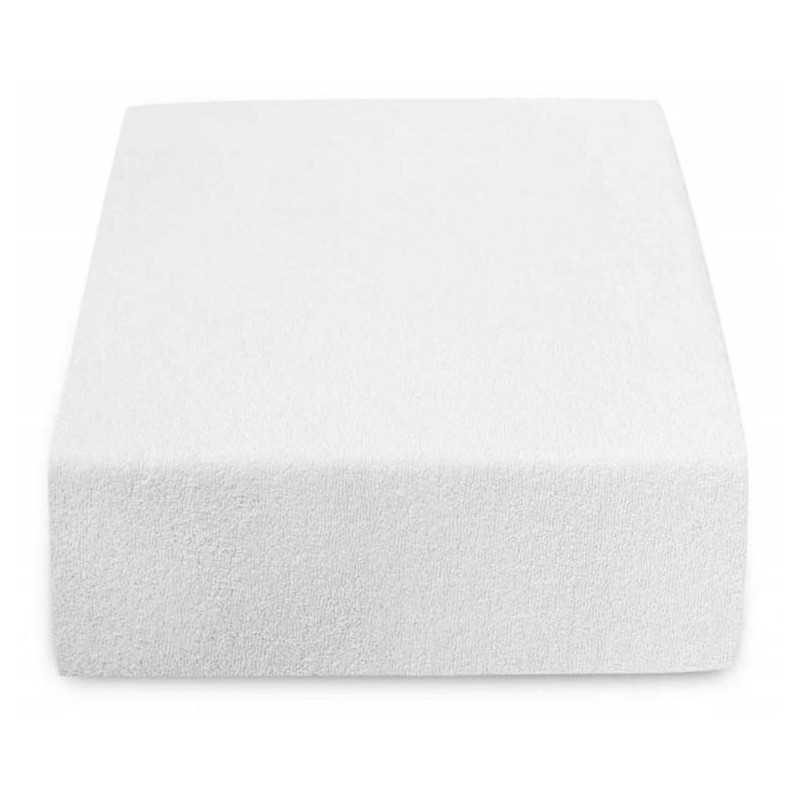 White Frotte Fitted Sheet 60*120 cm