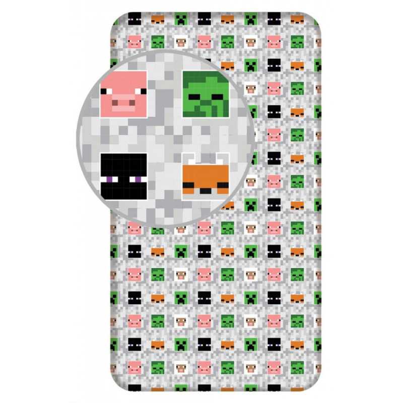 Minecraft Fitted Sheet 90*200 cm