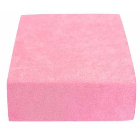 Pink Frotte Fitted Sheet 60*120 cm