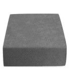 Grey Frotte Fitted Sheet 60*120 cm