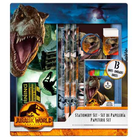 Jurassic World stationery set 13pcs