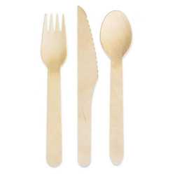 Wooden Cutlery set (6 pieces)