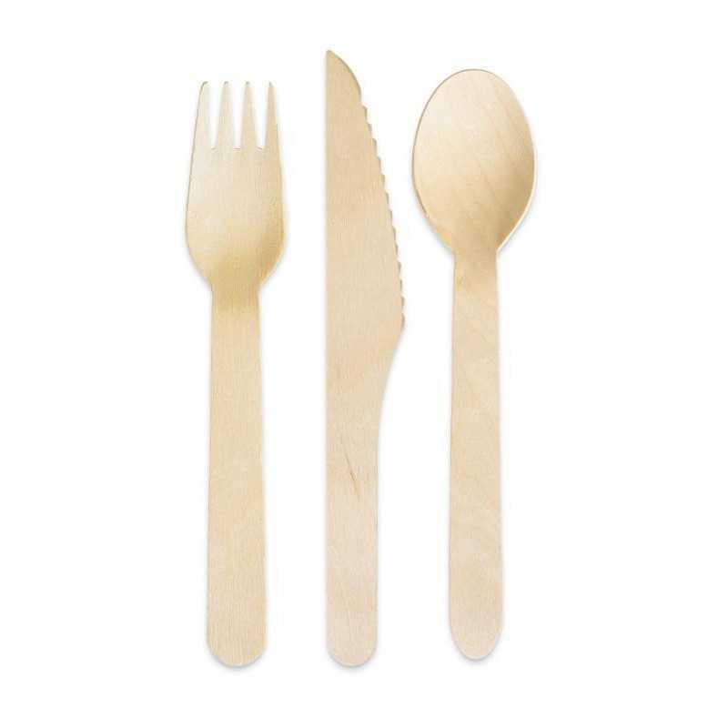 Wooden Cutlery set (6 pieces)