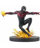 Marvel Gallery Comic Spiderman Ps5 Miles Morales Figure 18cm