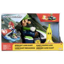 Mario Kart spinout Luigi Kart figure 6cm