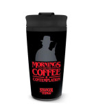 Stranger Things Coffe and Contemplation travel mug