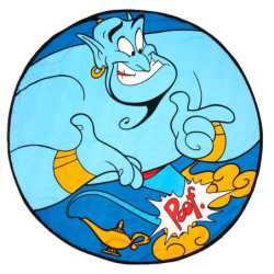 Disney Aladdin round microfiber beach towel 130cm