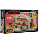 Star Wars Mandalorian Nevarro Cantina + Imperial Death Trooper figure set