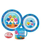 Baby Shark Dinner set microwaveable plastic