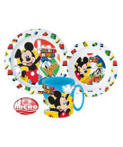 Disney Mickey Dinner set microwaveable plastic