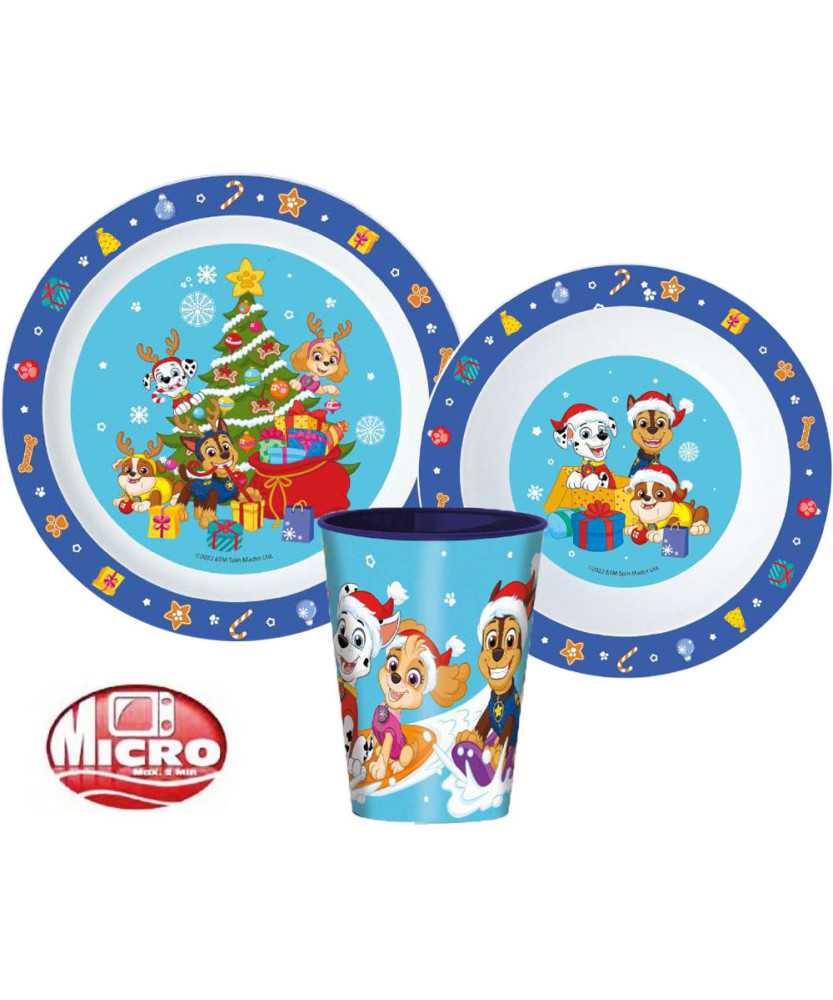 Paw Patrol Dinner set microwaveable plastic