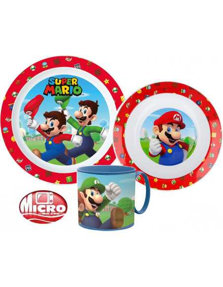 Super Mario Dinner set microwaveable plastic