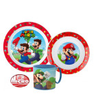 Super Mario Dinner set microwaveable plastic