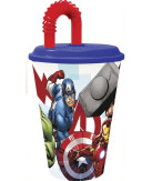 Avengers Cup with Straw (430 ml)