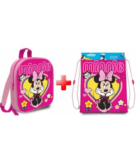 Disney Minnie backpack and gym bag Set